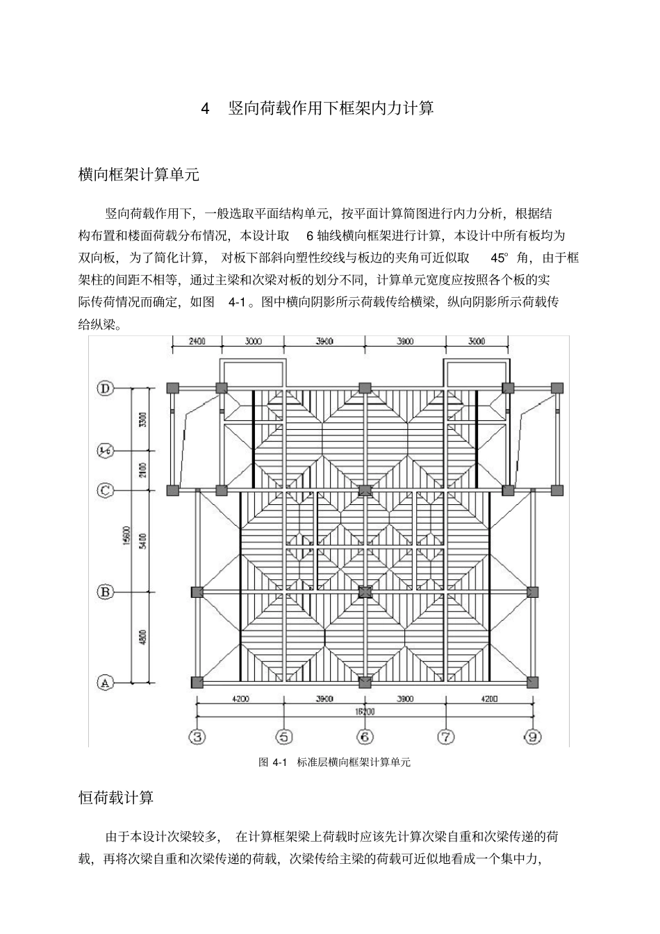 竖向荷载作用下框架内力计算_第1页