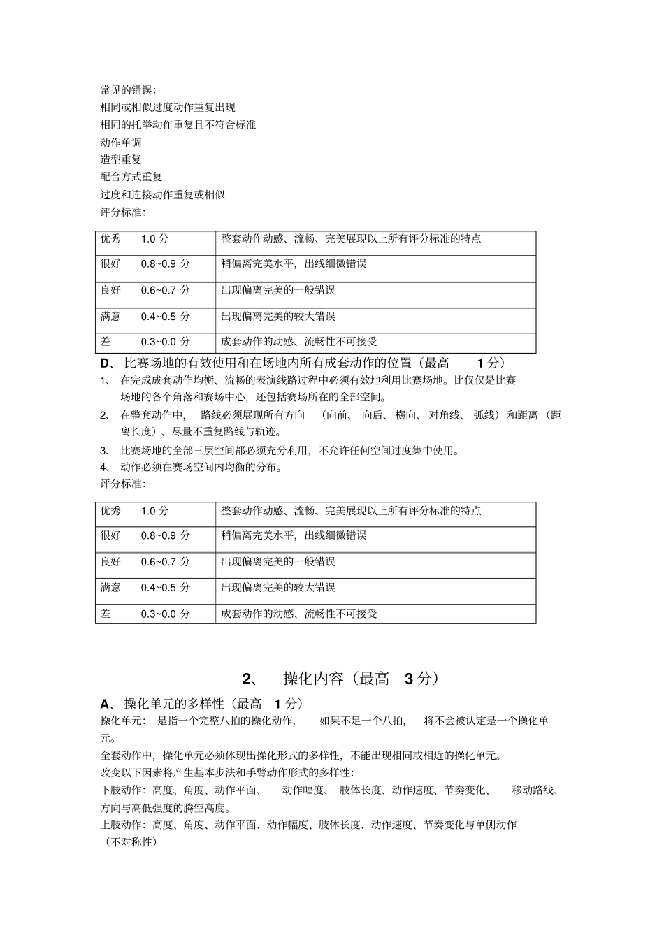 竞技健美操艺术裁判指引_第3页