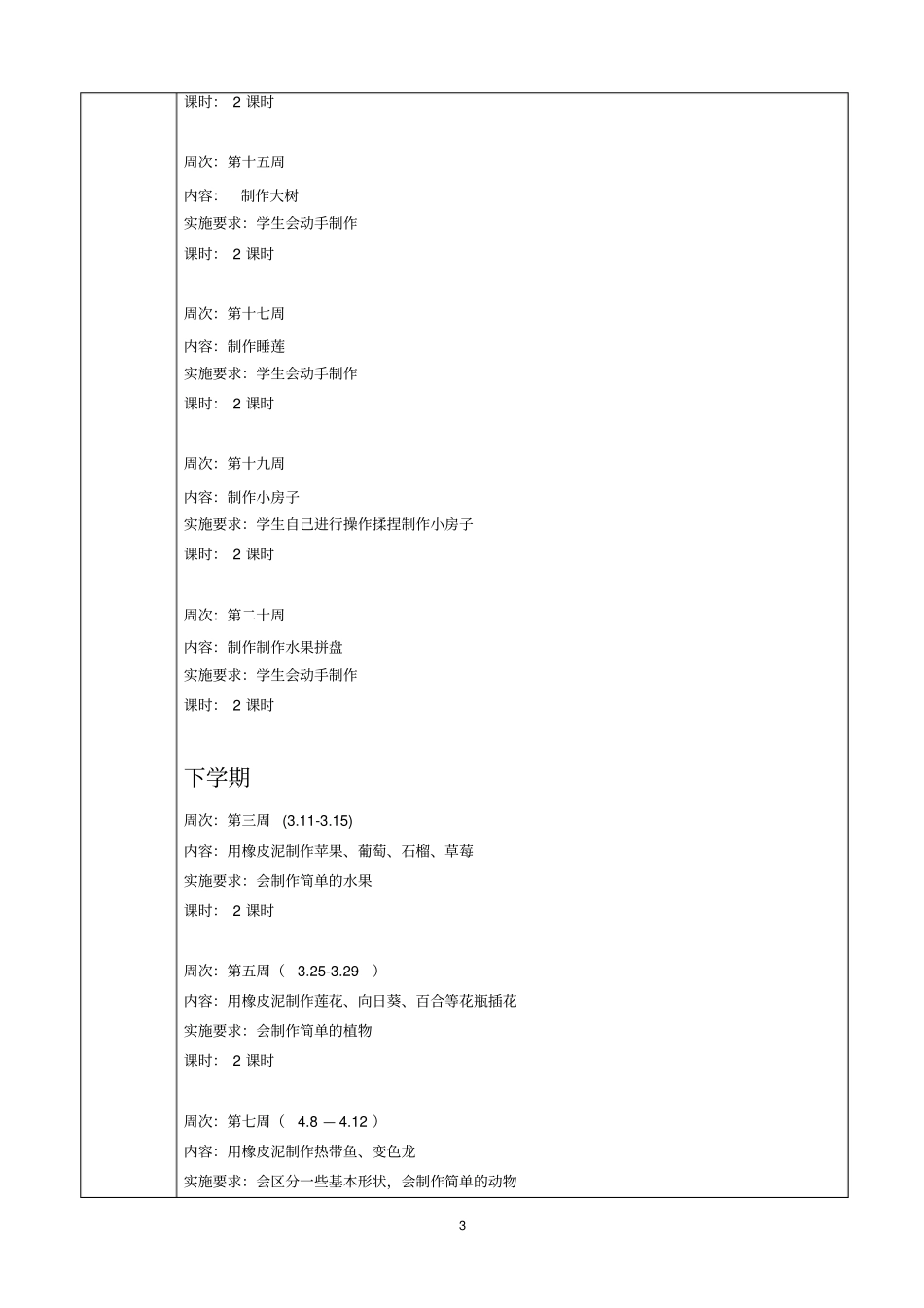 童趣彩泥课程课程纲要_第3页
