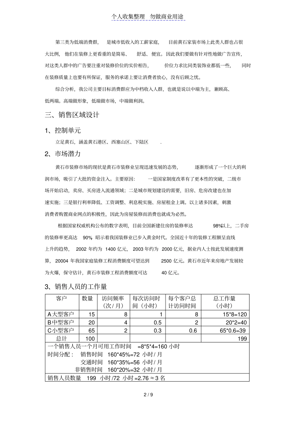 竹雅阁装饰工程有限公司策划方案_第2页