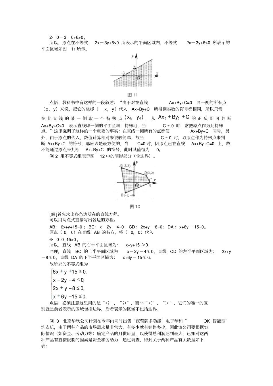 简单线性规划及实际应用_第2页