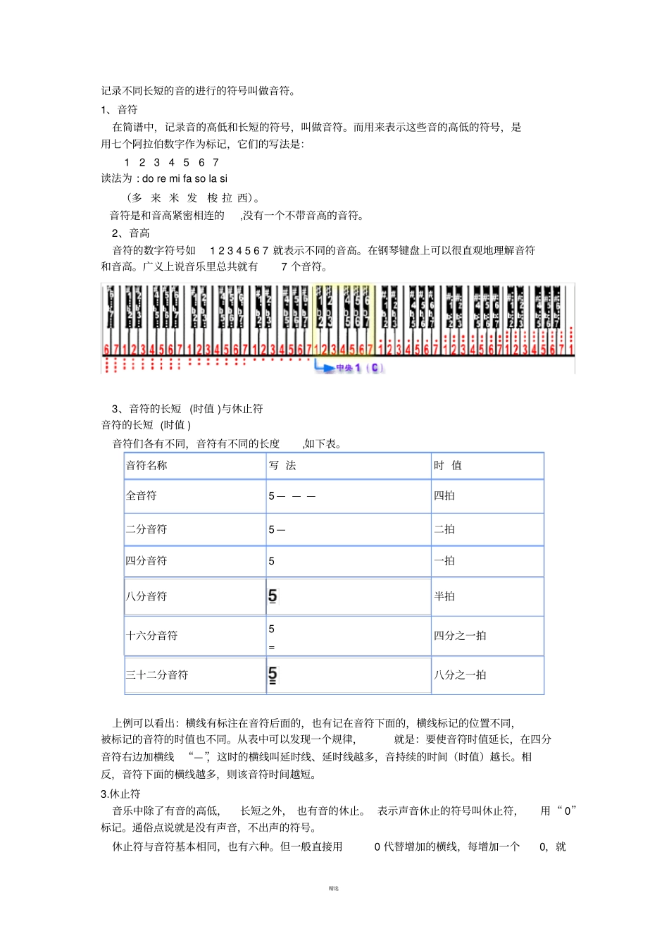 简谱入门教程_第2页