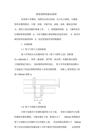 管系放样的基本原则讲解