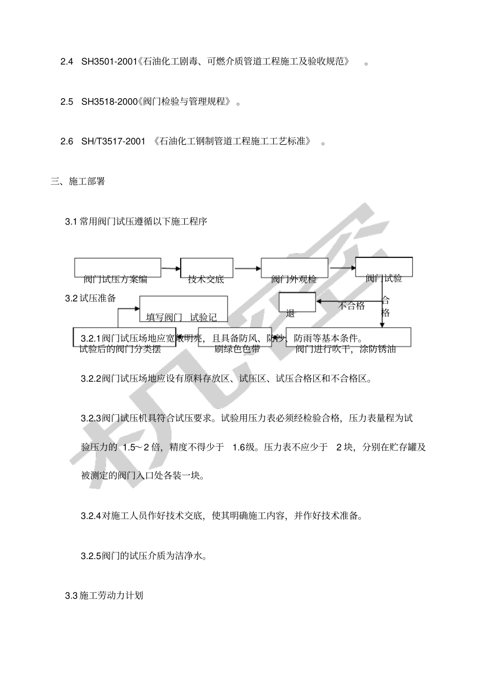 管线阀门施工方案_第3页