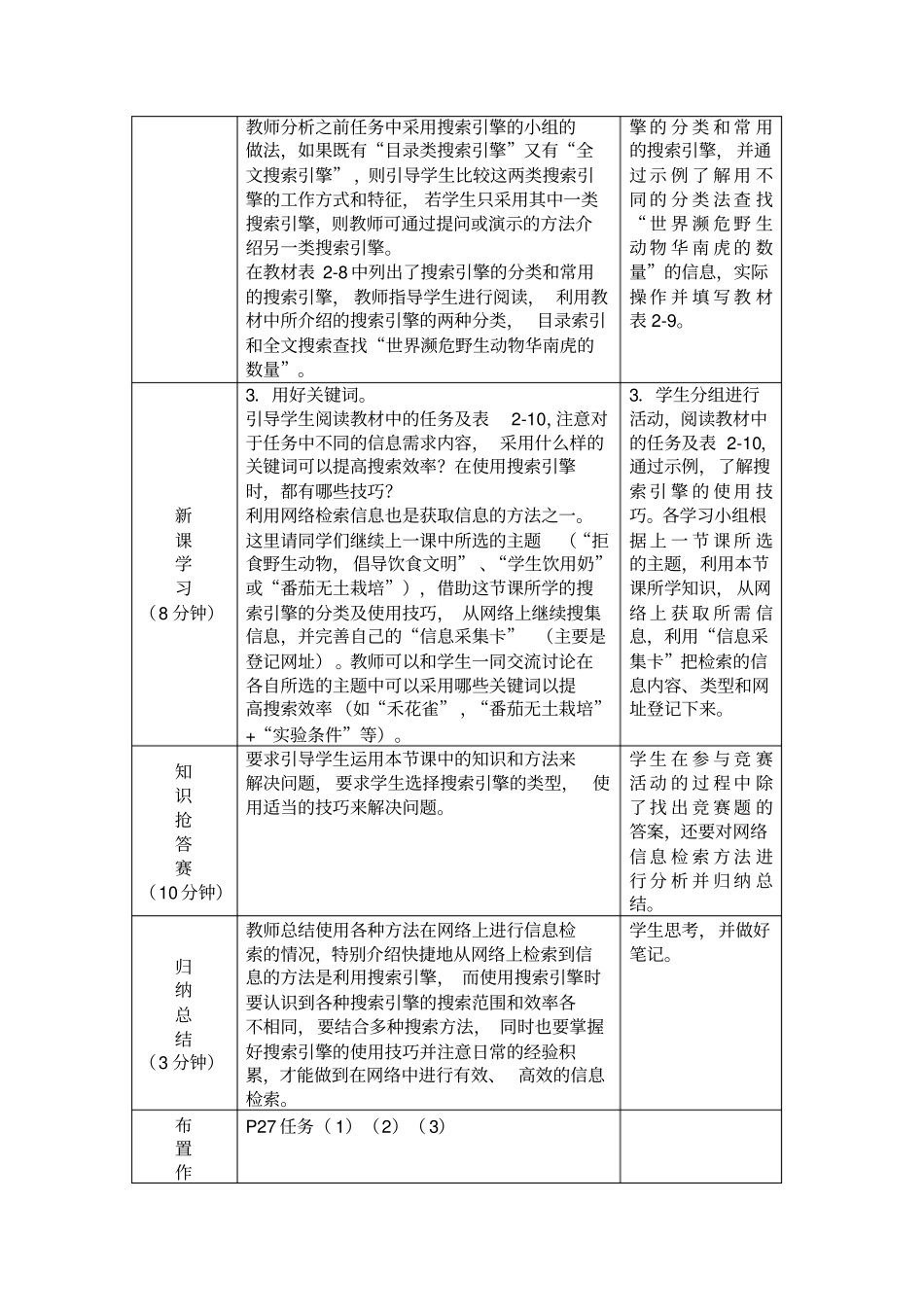 粤教版高中信息技术必修获取网络信息的策略与技巧说课设计_第3页