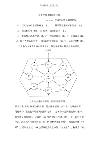 精企业中的9S思想艺术A作者故宫魅影