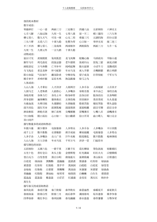 精品我的班本教材