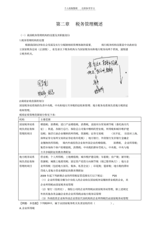 精品税务管理概述95248