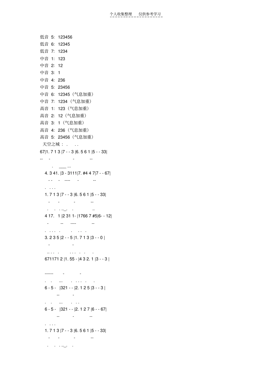 精品竖笛谱子84142_第1页
