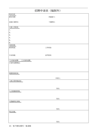 精品表格大全
