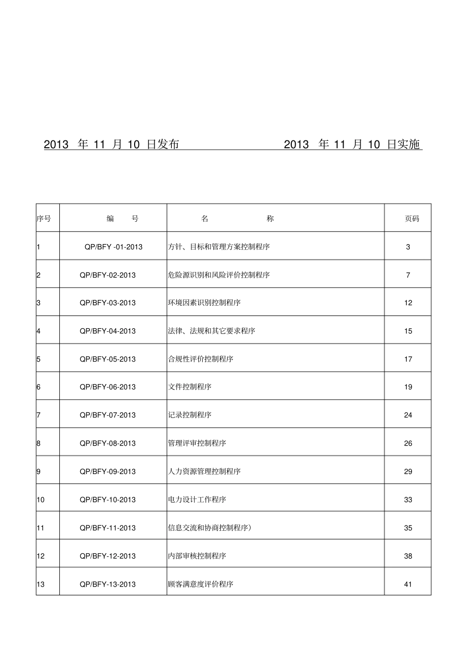 精编【电力行业】电力设计企业三体系程序文件_第3页