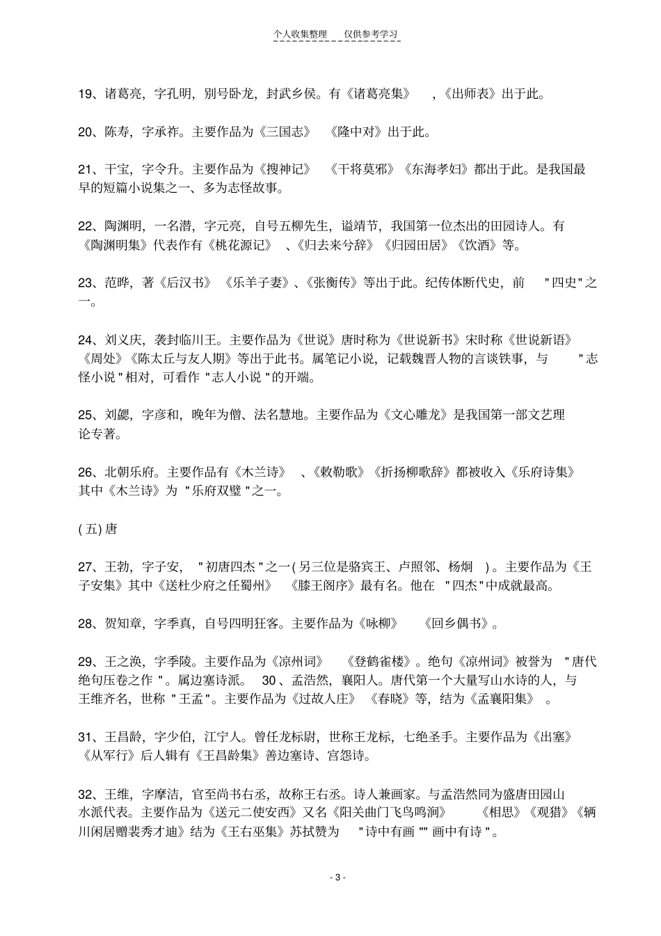 精选中国重要作家作品34807_第3页