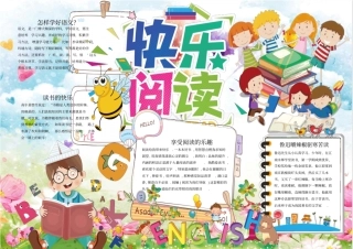 精选小报】快乐阅读小报