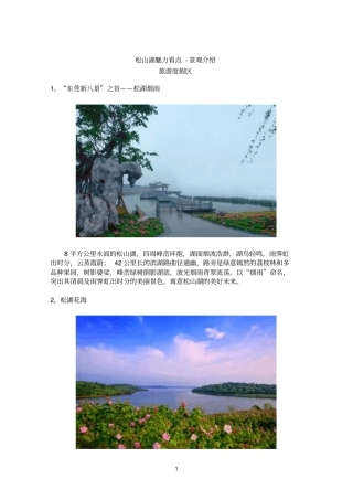 精选松山湖魅力看点-景观介绍