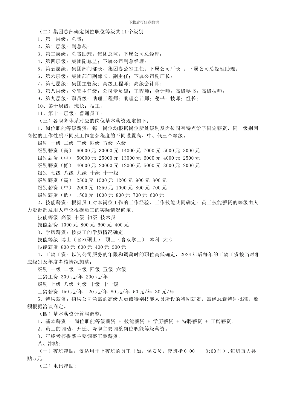公司薪酬管理制度_第2页