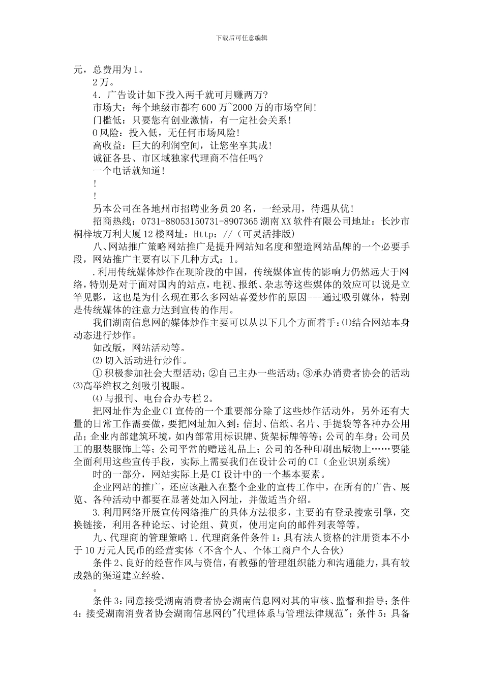 公司软件推广方案_第3页