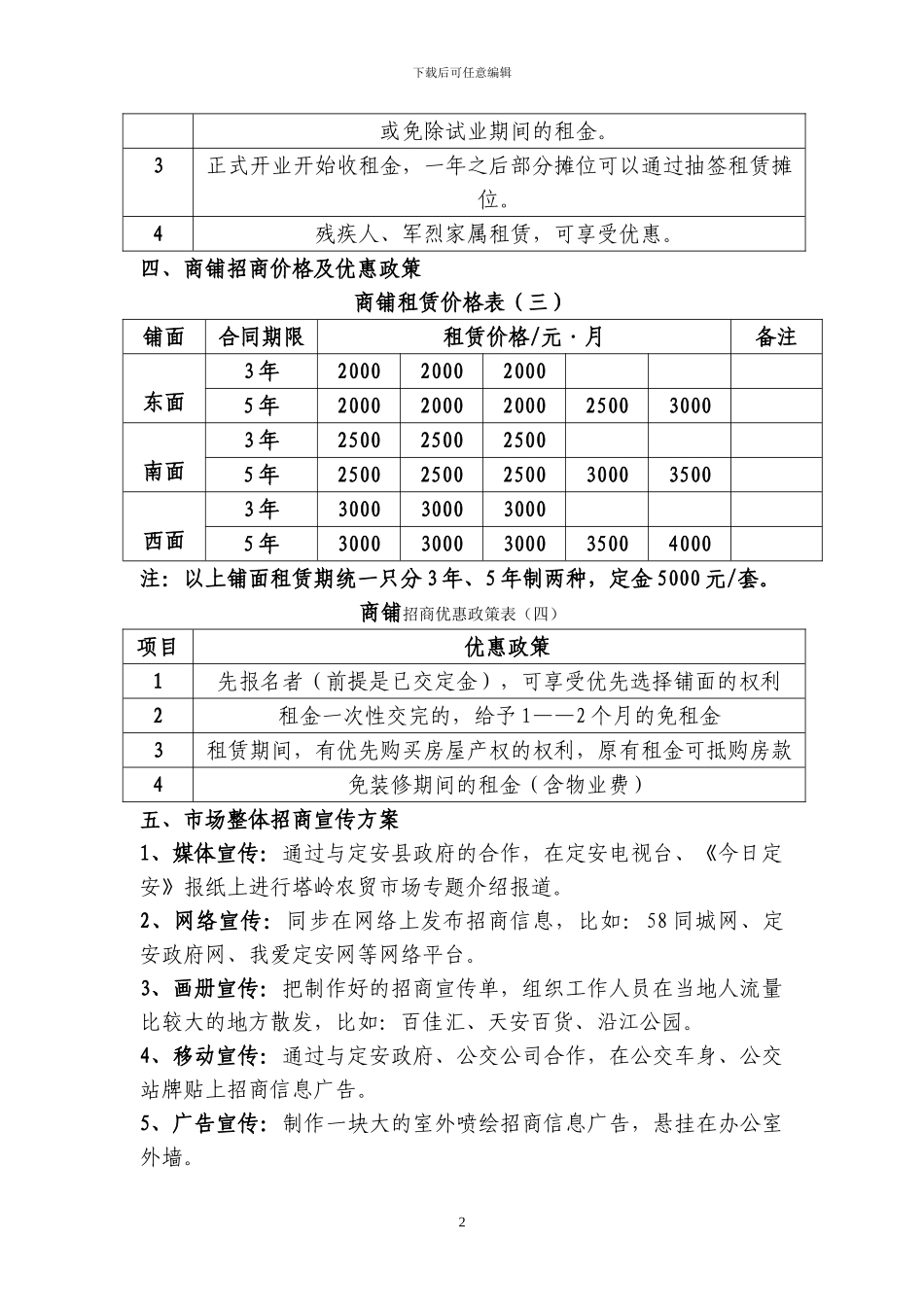 农贸市场招商方案_第2页
