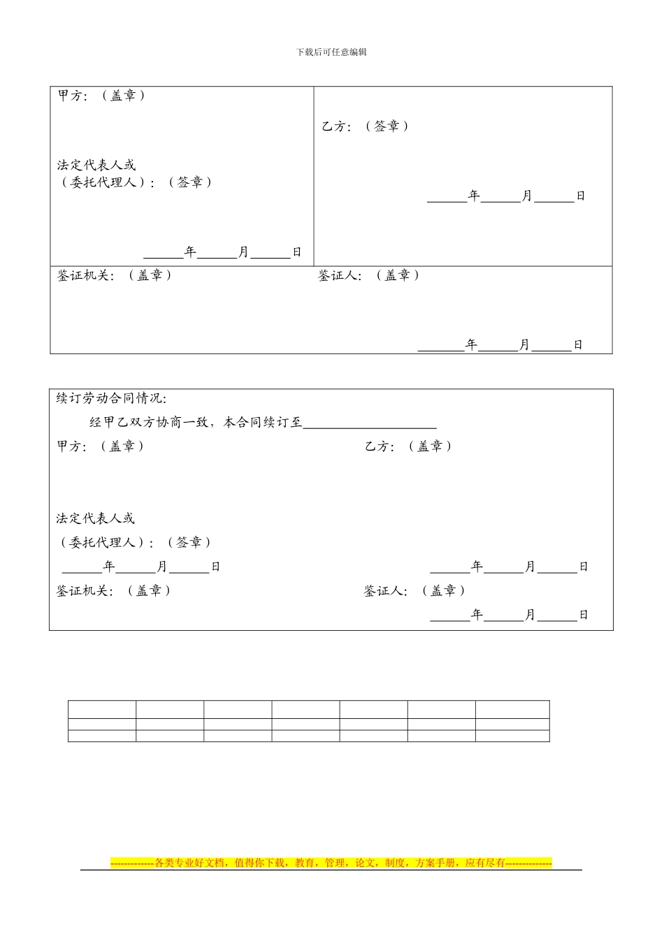 劳动合同书(长沙)_第3页