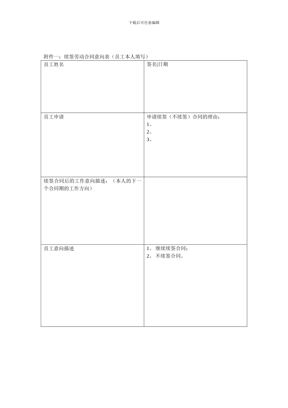 劳动合同续签管理制度_第2页