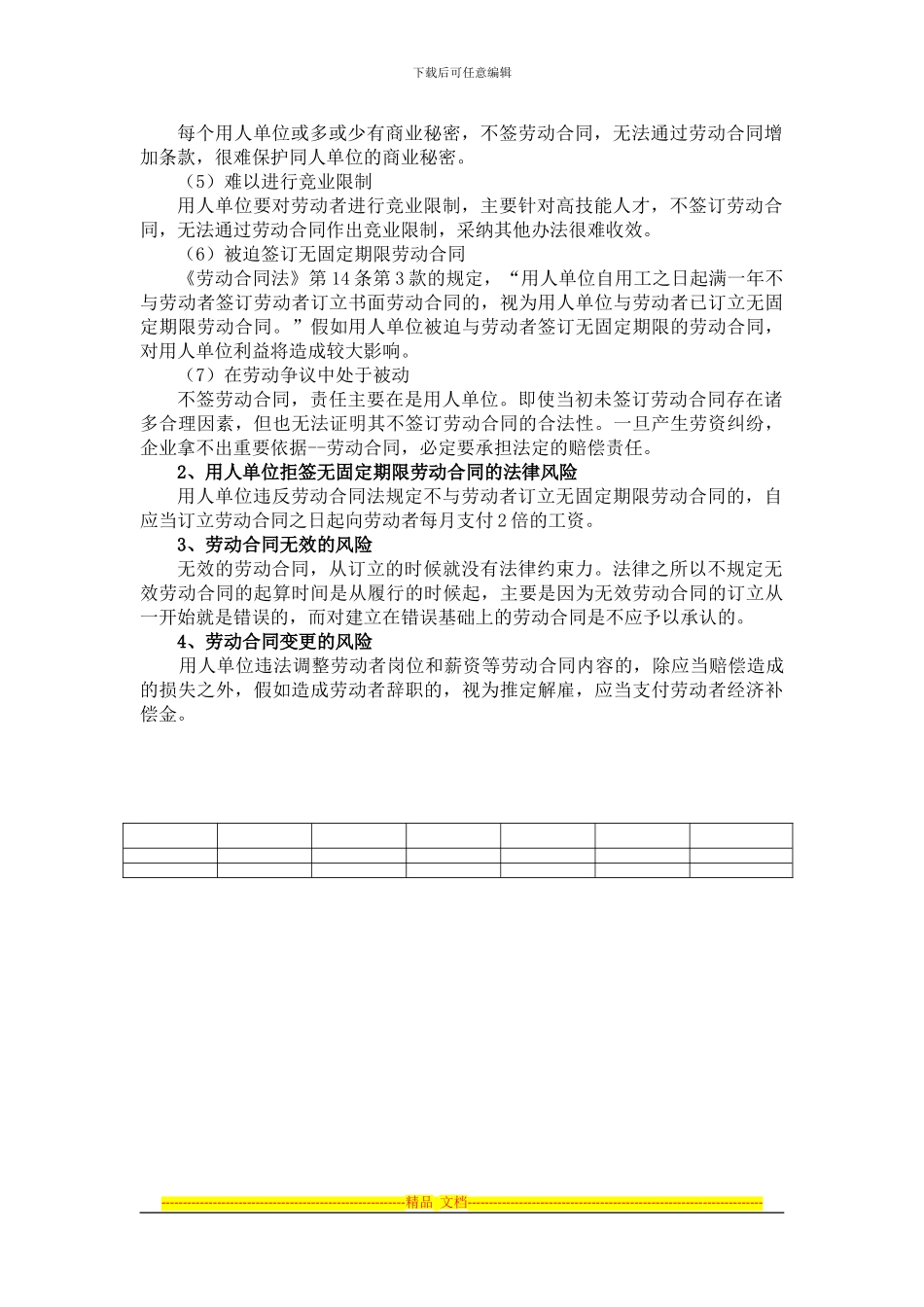 劳动合同订立、变更的法律风险_第2页