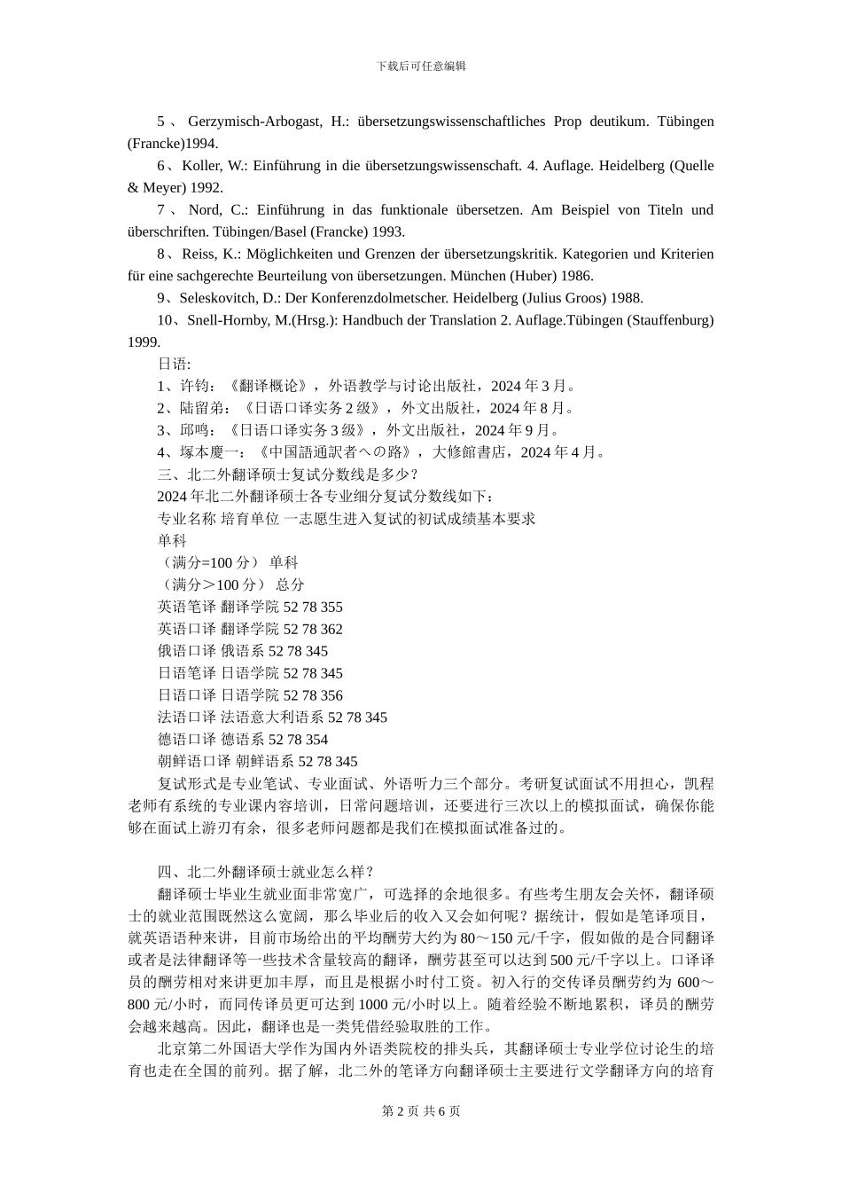 北二外翻译硕士难度大吗-跨专业的人考上的多吗_第2页