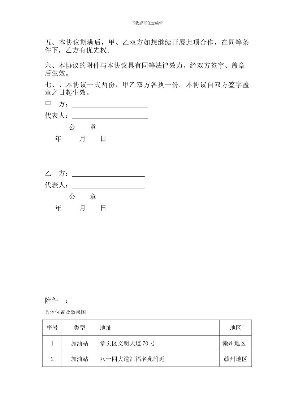 合作合同附件_第2页