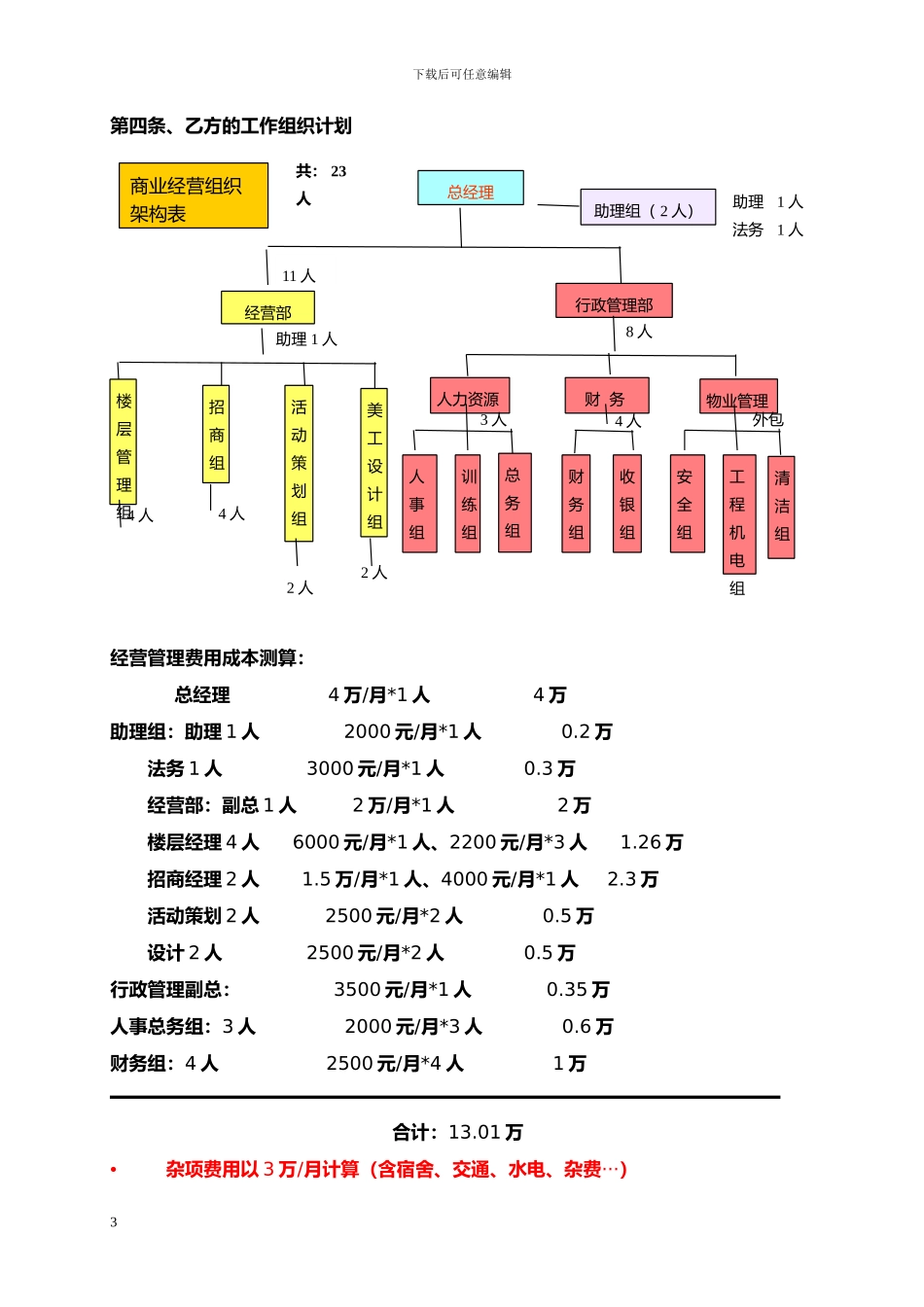 合同范本(招商代理)_第3页