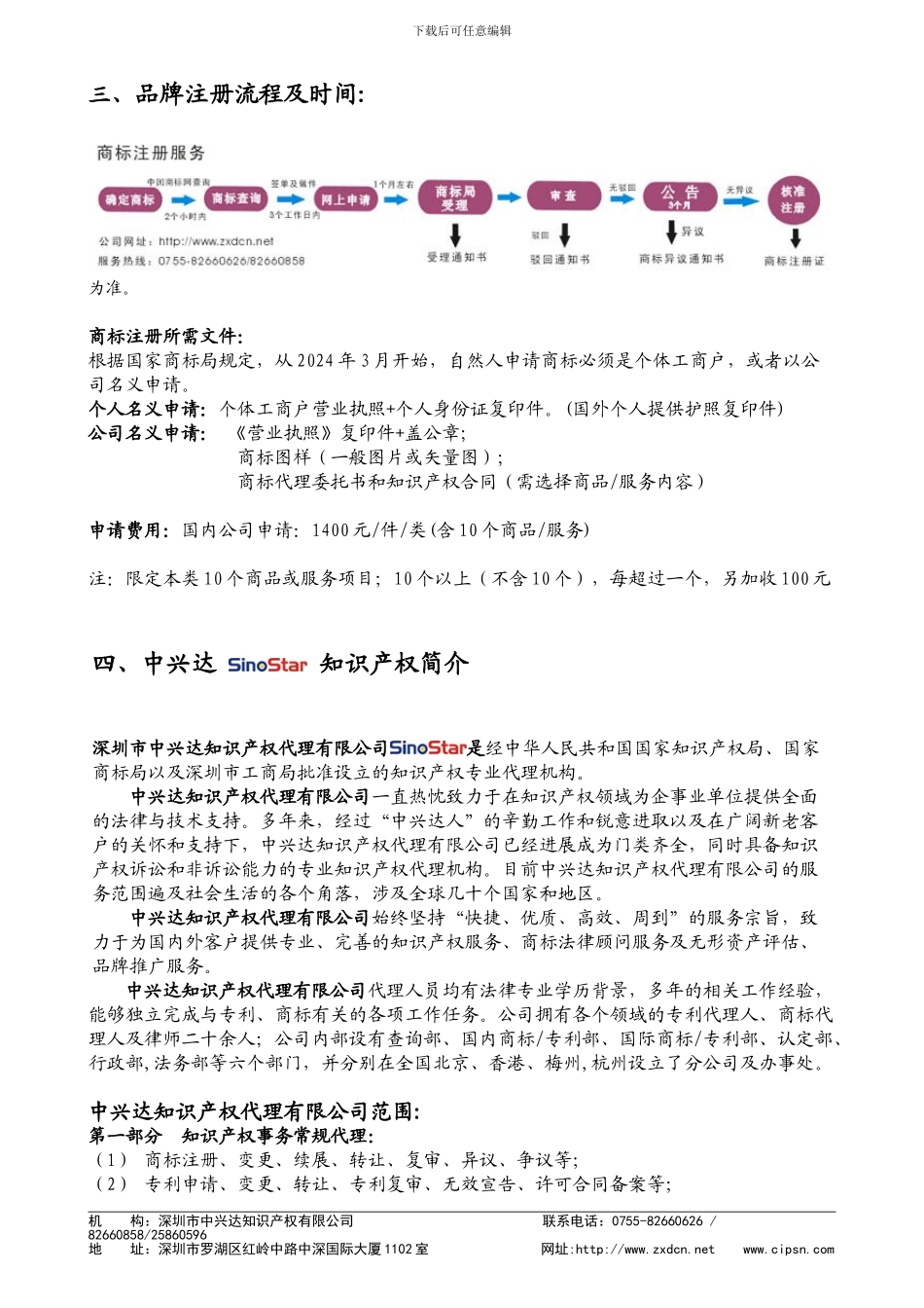 名创公司商标注册建议书_第3页