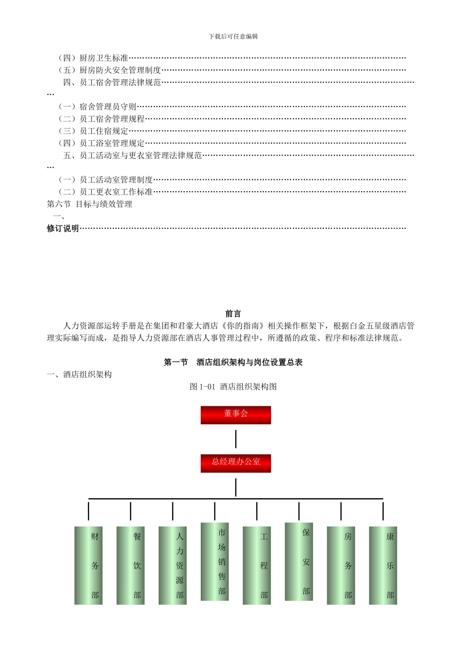 君豪大酒店人力资源部运转手册_第3页