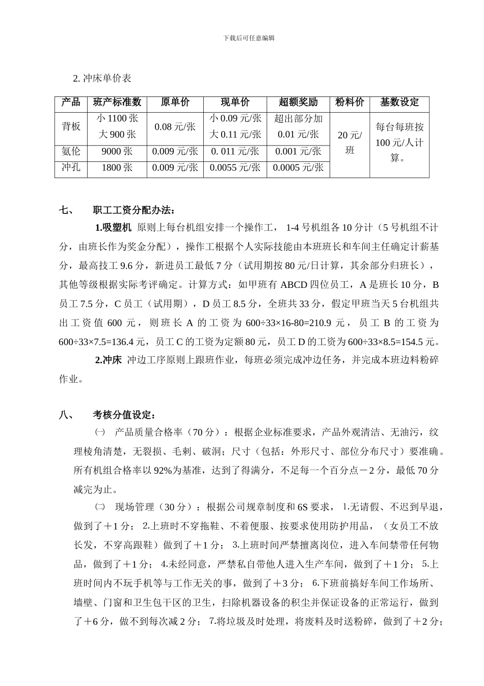 吸塑车间操作工考核办法-1_第2页