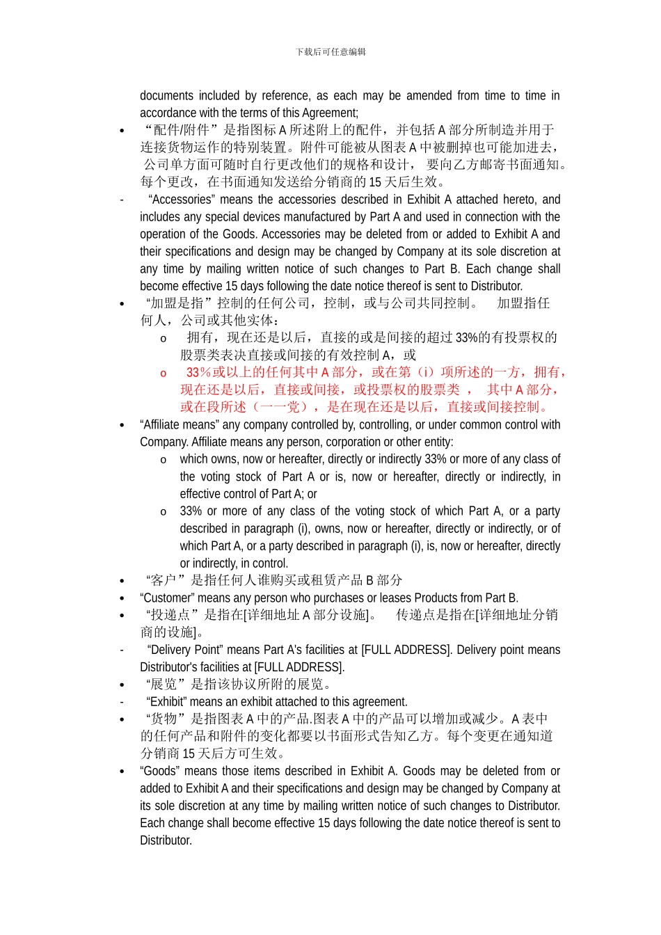 国际经销商授权协议_第3页