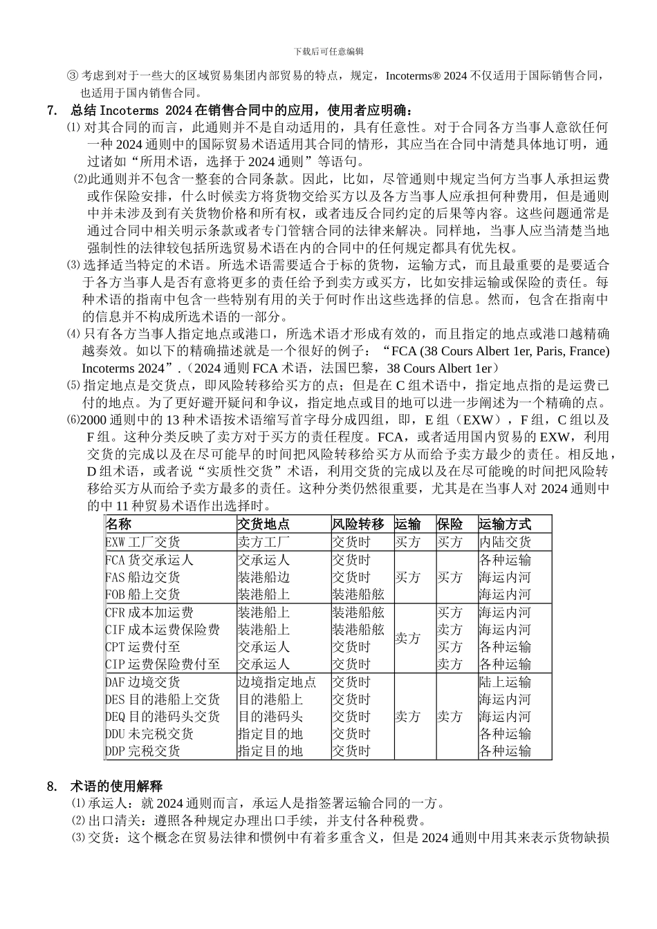 国际贸易交易术语大全_第2页