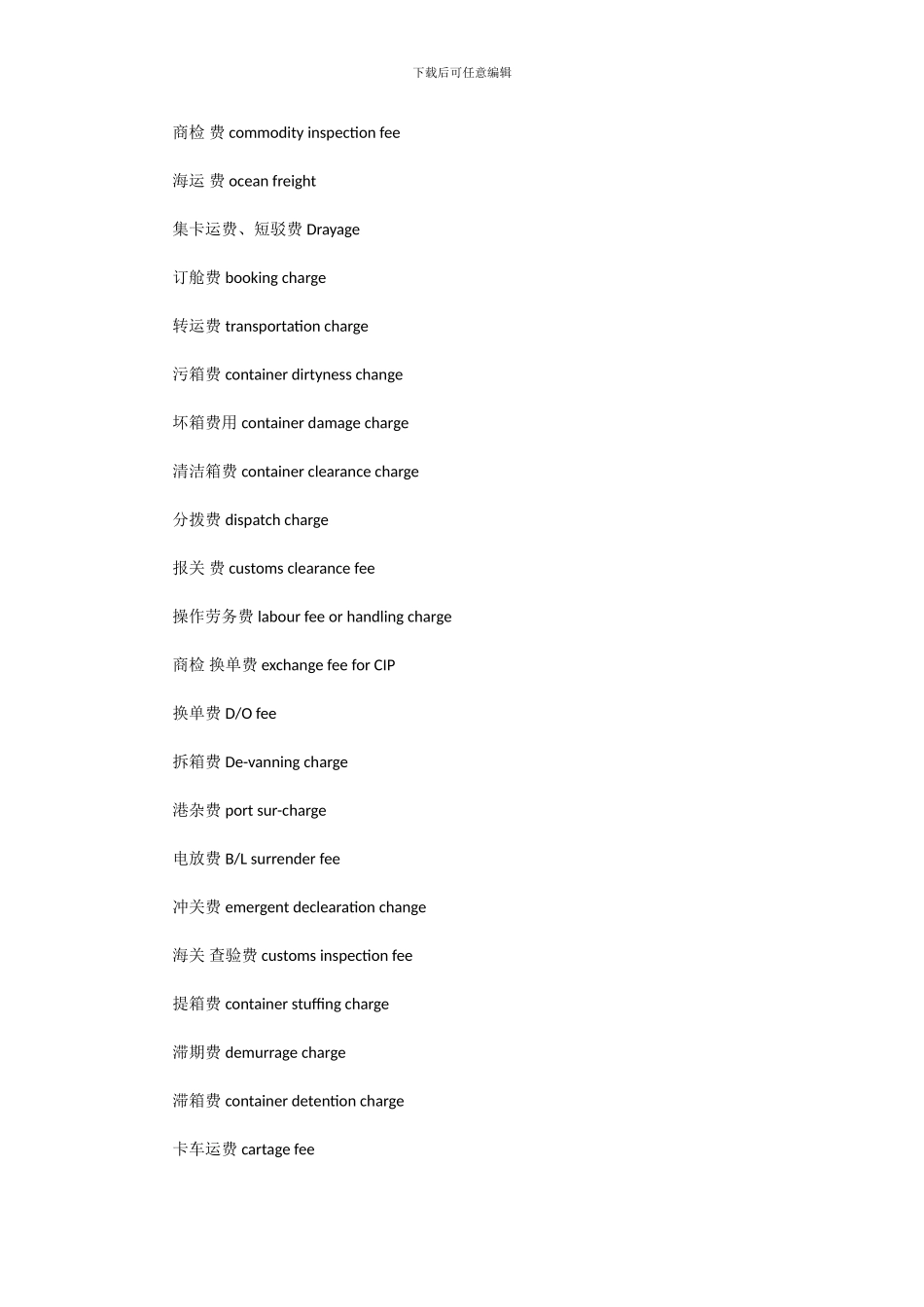 国际贸易英文术语_第1页