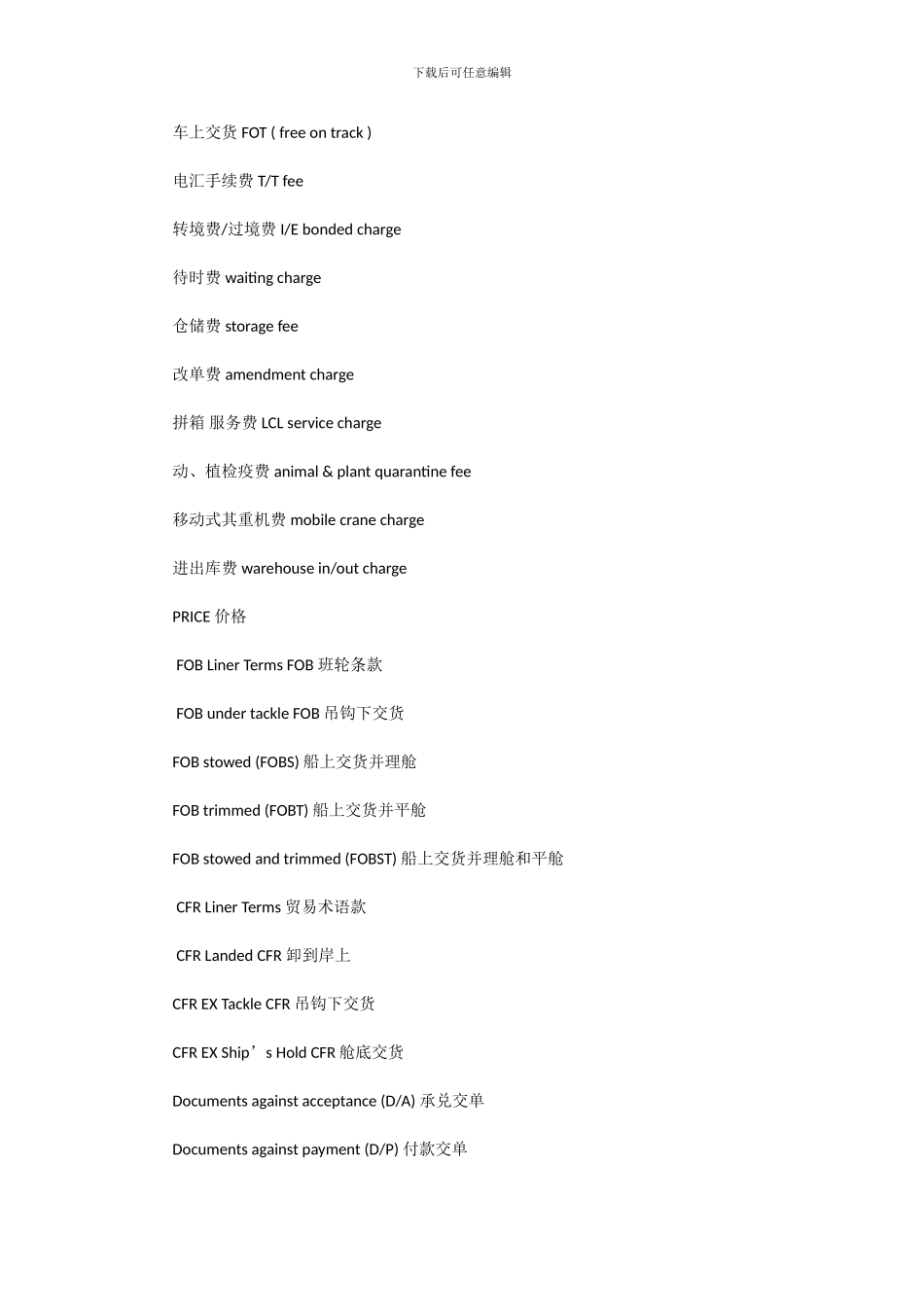 国际贸易英文术语_第2页