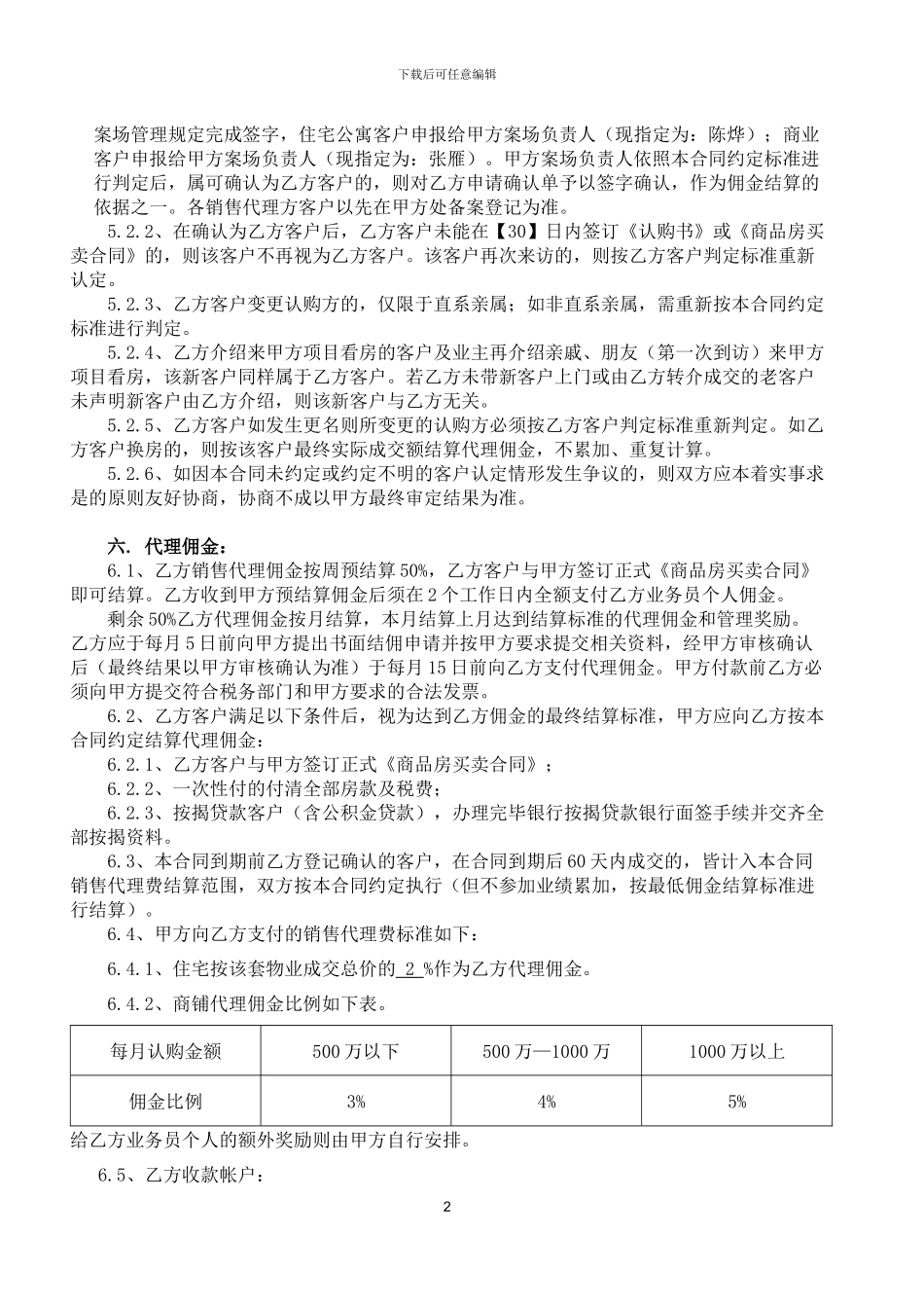 外围代理合同_第2页