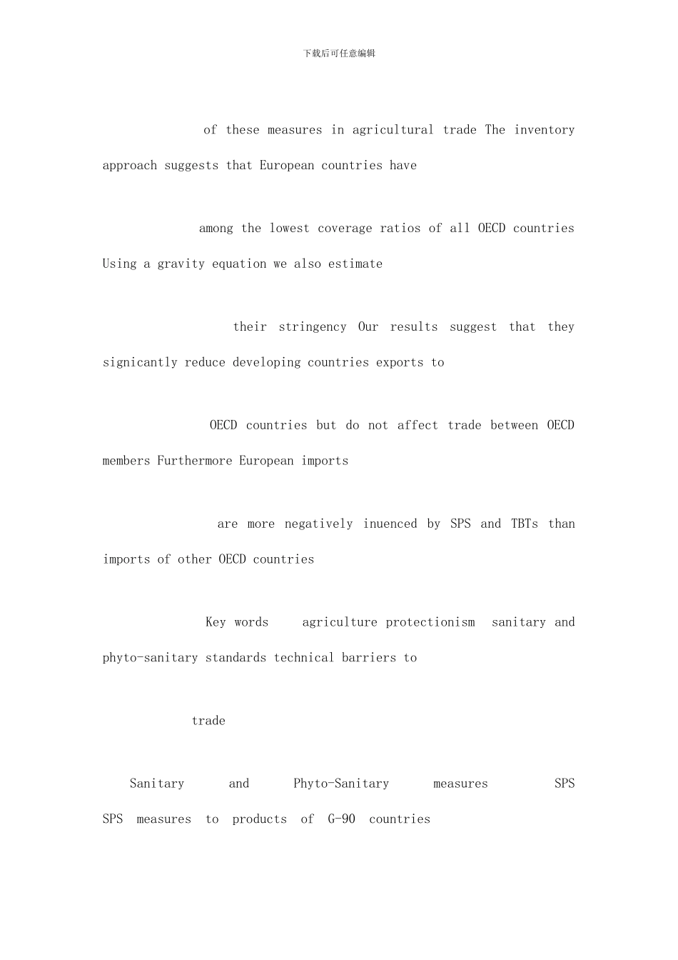外文翻译原文--对农业影响的法规贸易：源于SPS和TBT协议的证据_第2页