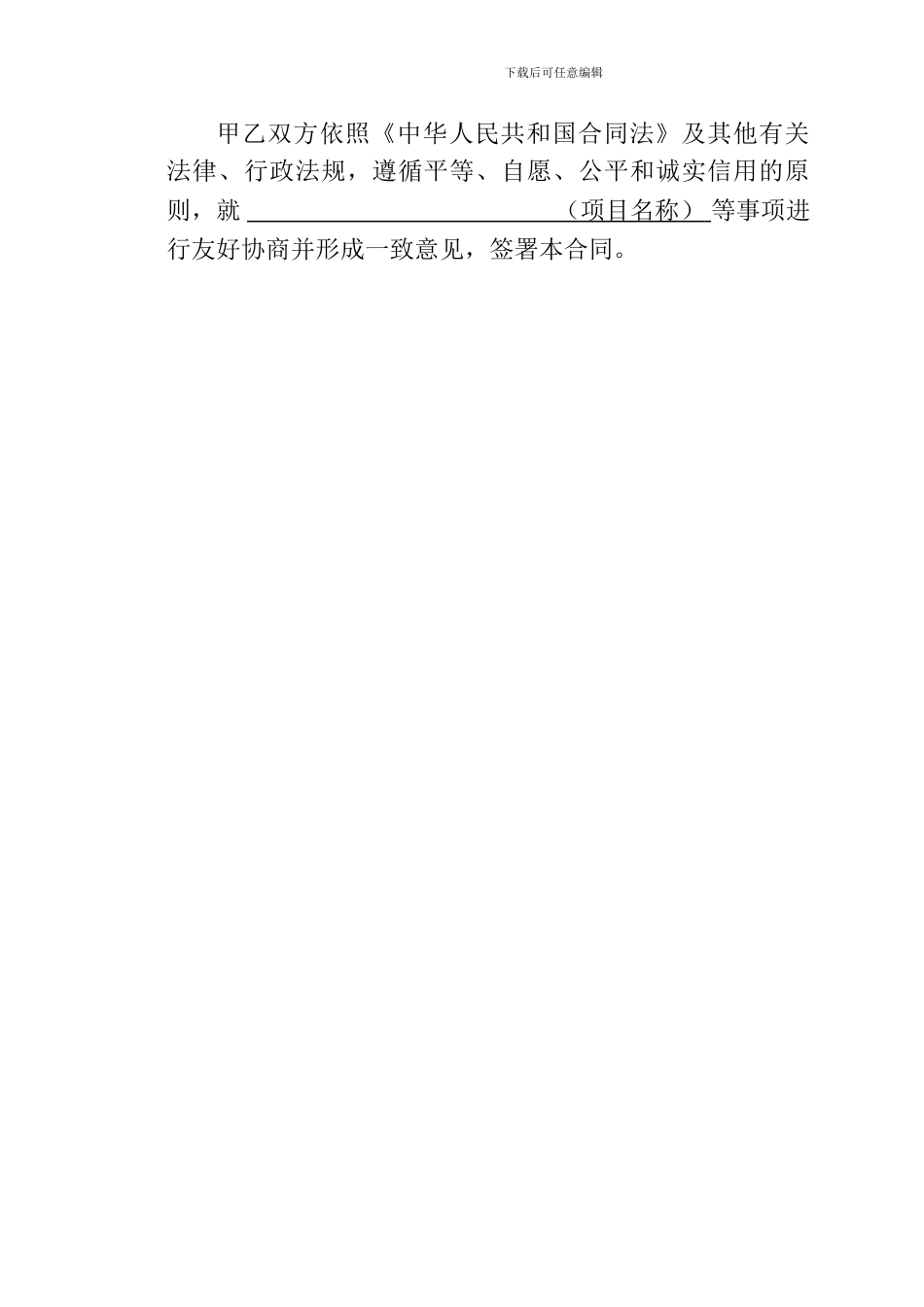 大型项目合同范本_第2页