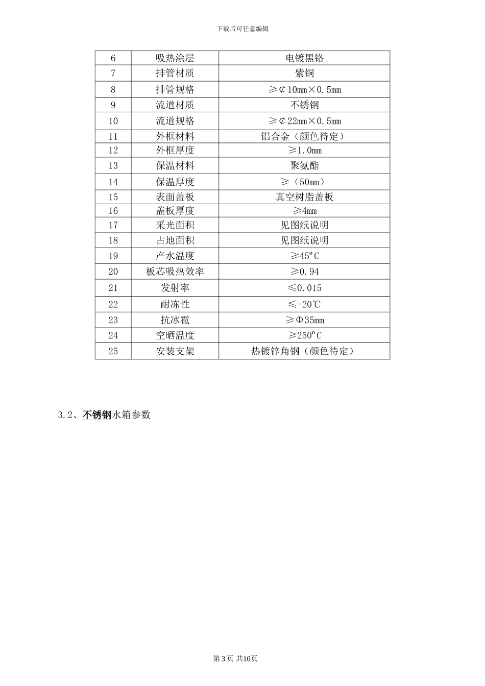 太阳能热水系统采购及安装工程合同_第3页