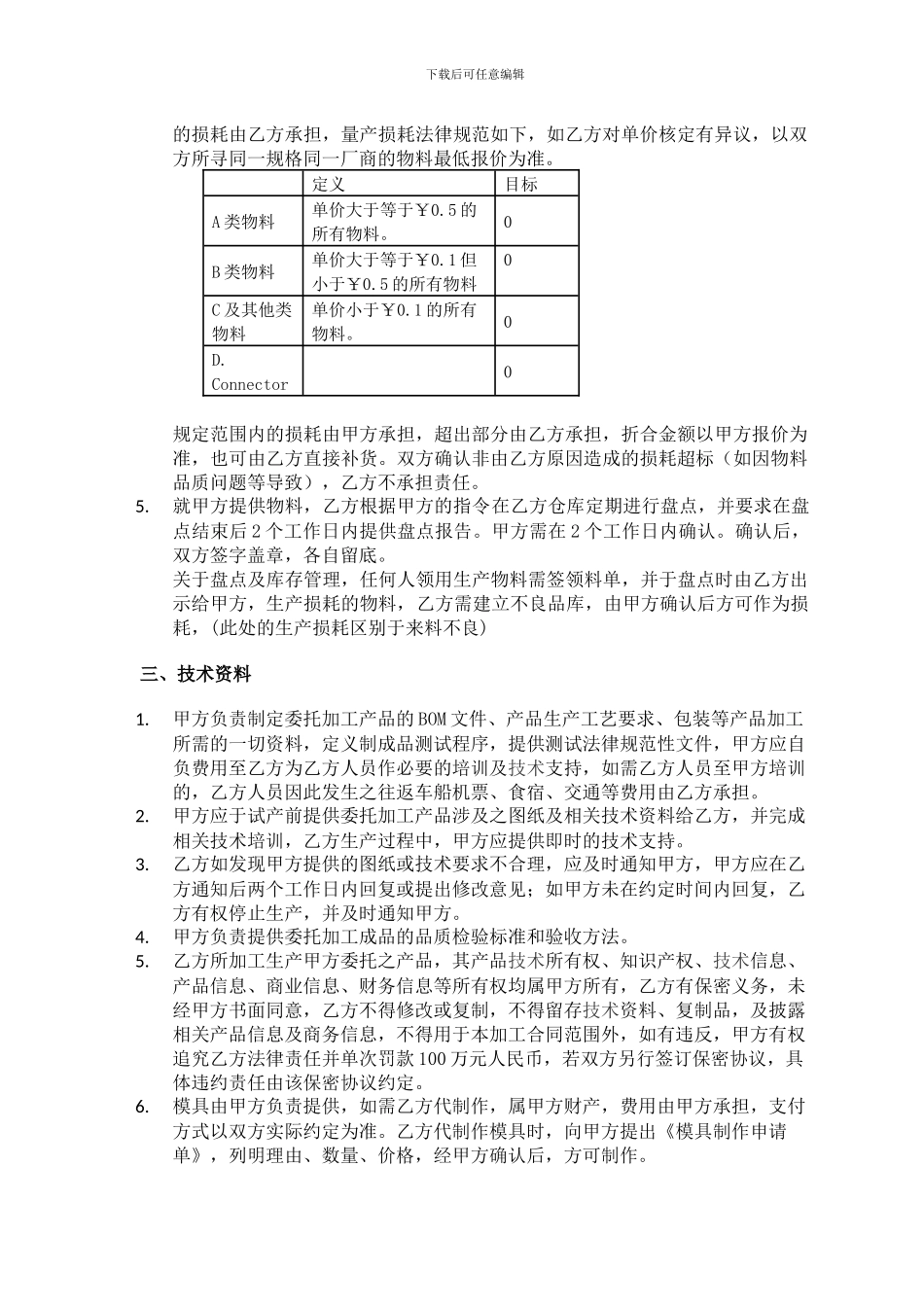 委托加工框架协议_第2页