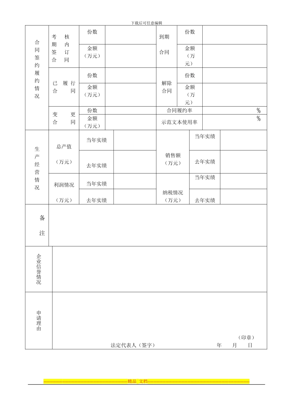 宁德市守合同重信用企业申请表_第3页