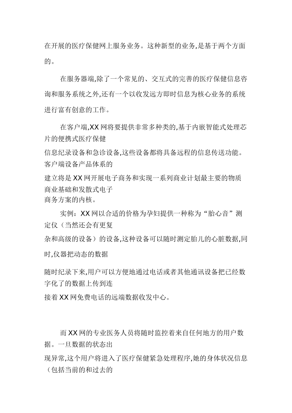 XX网商务创业计划_第2页