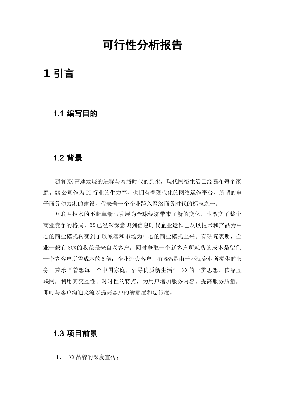 XX网站品牌宣传建设可行性分析报告_第2页