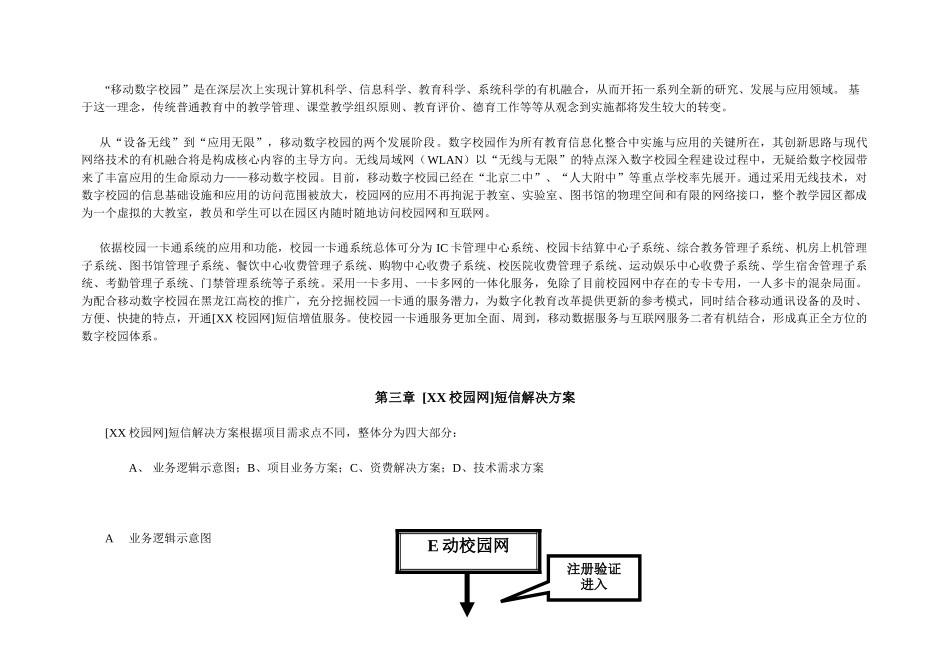 XX校园网“一卡通”短信增值合作商业计划书_第3页