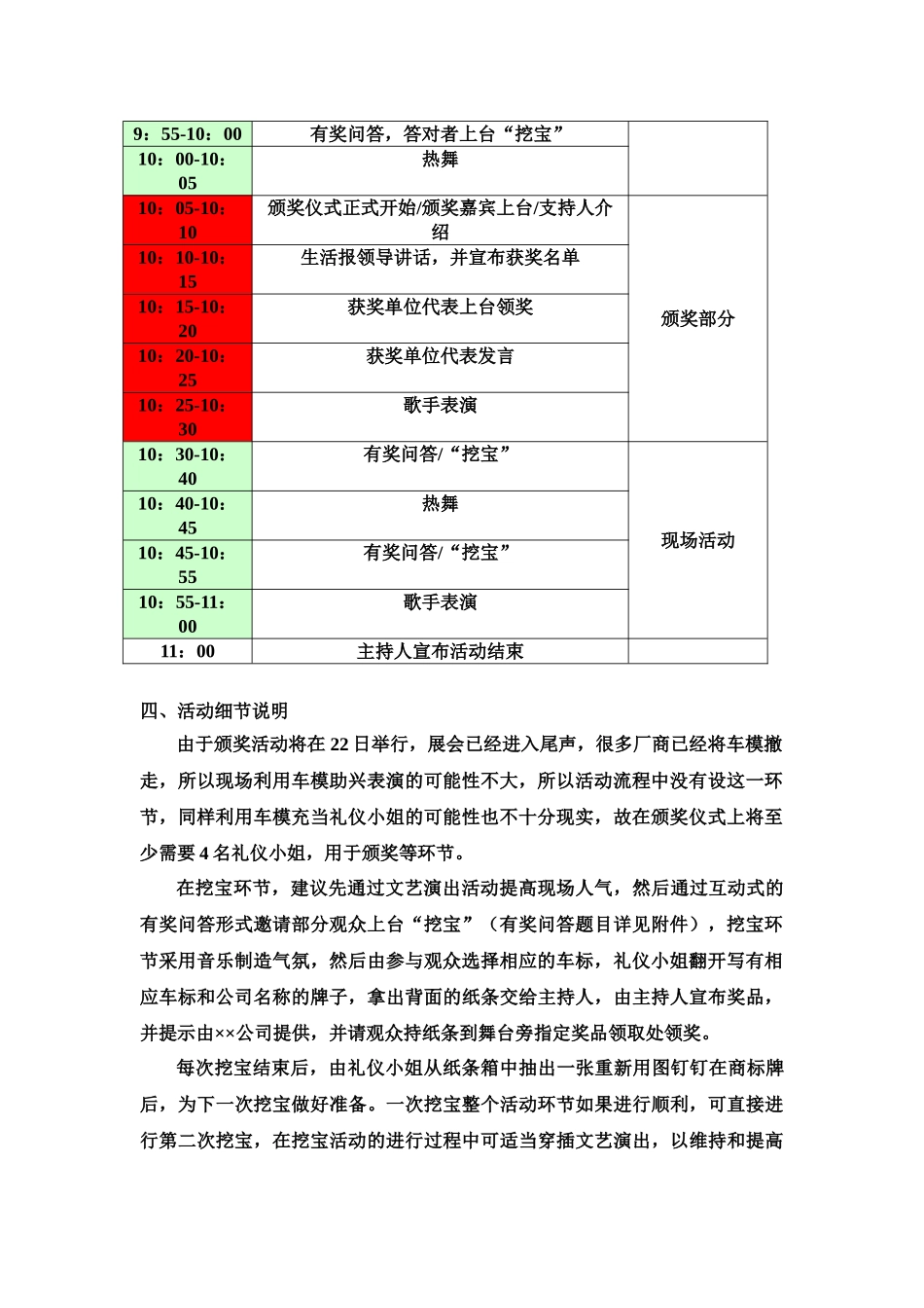 颁奖现场活动说明首届汽车平面广告大赛颁奖仪式_第2页
