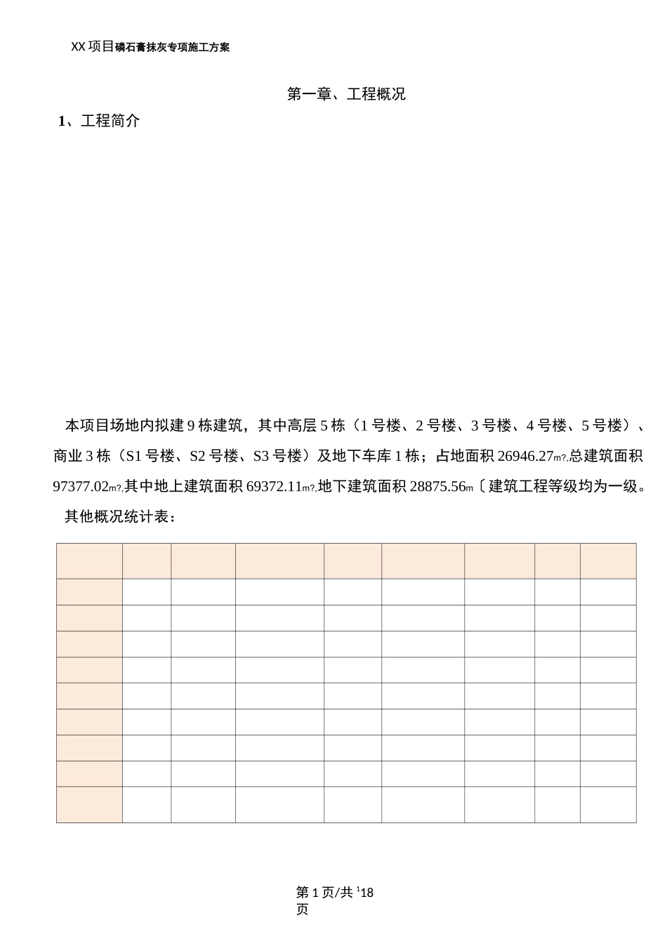 磷石膏抹灰专项施工方案_第3页