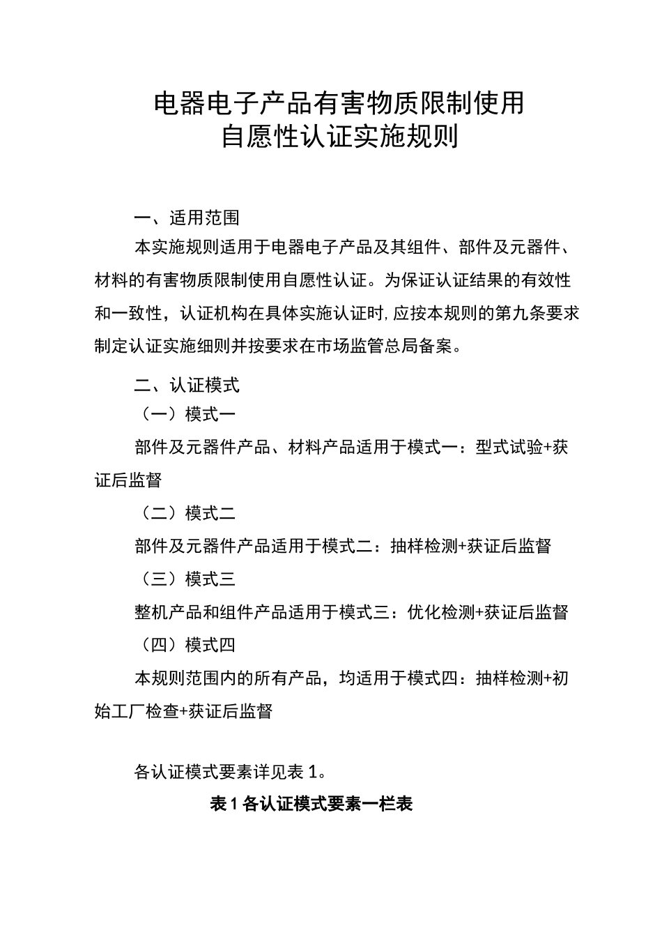 电器电子产品有害物质限制使用自愿性认证实施规则_第1页