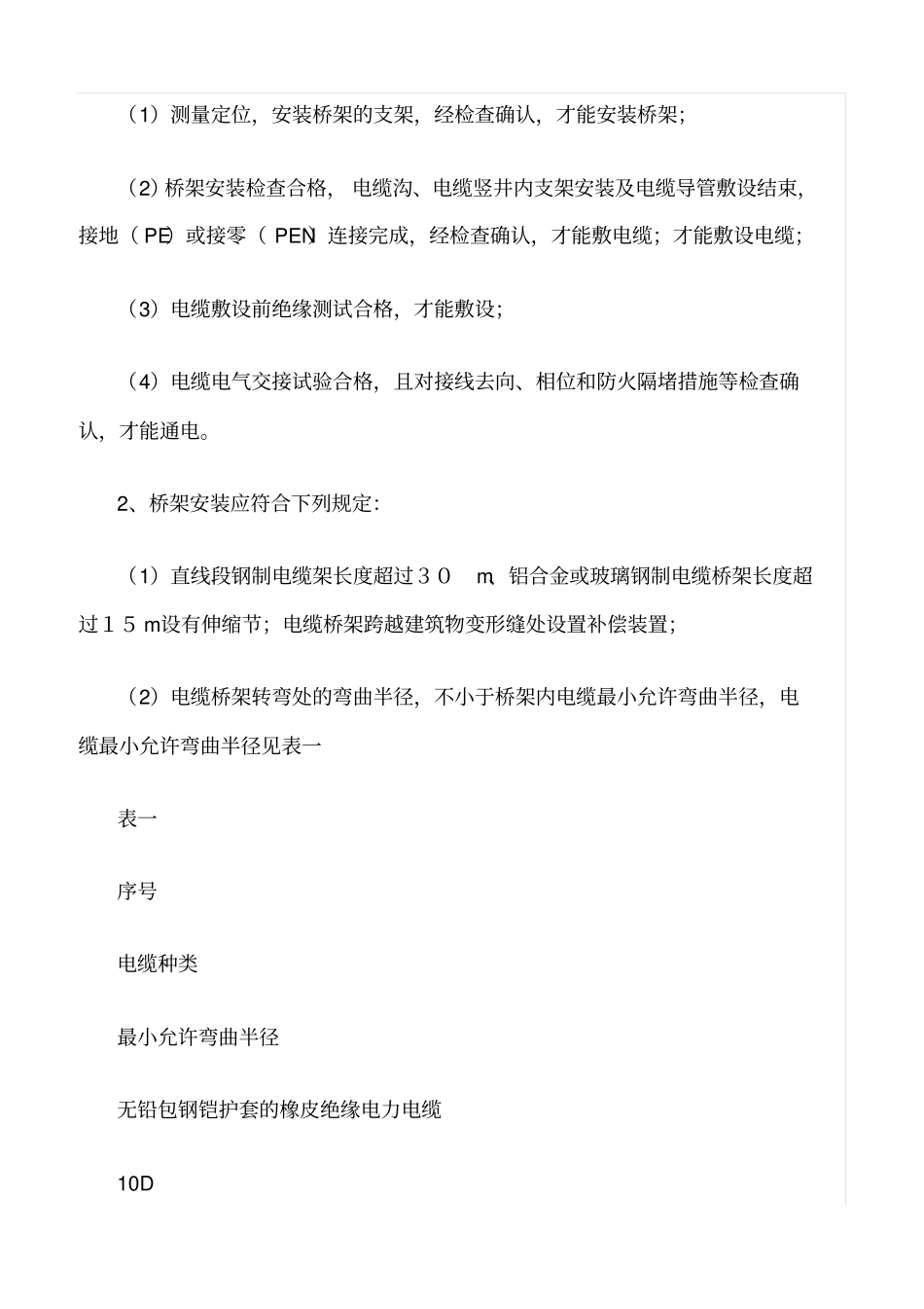 精选范文--桥架安装钢管敷设常见标准规范_第2页