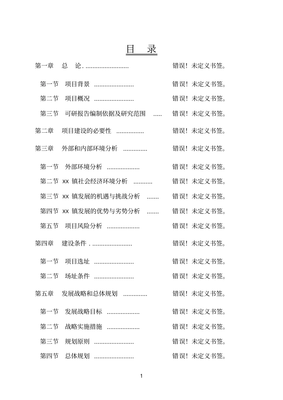 糠醛生产项目可行性研究报告_第1页