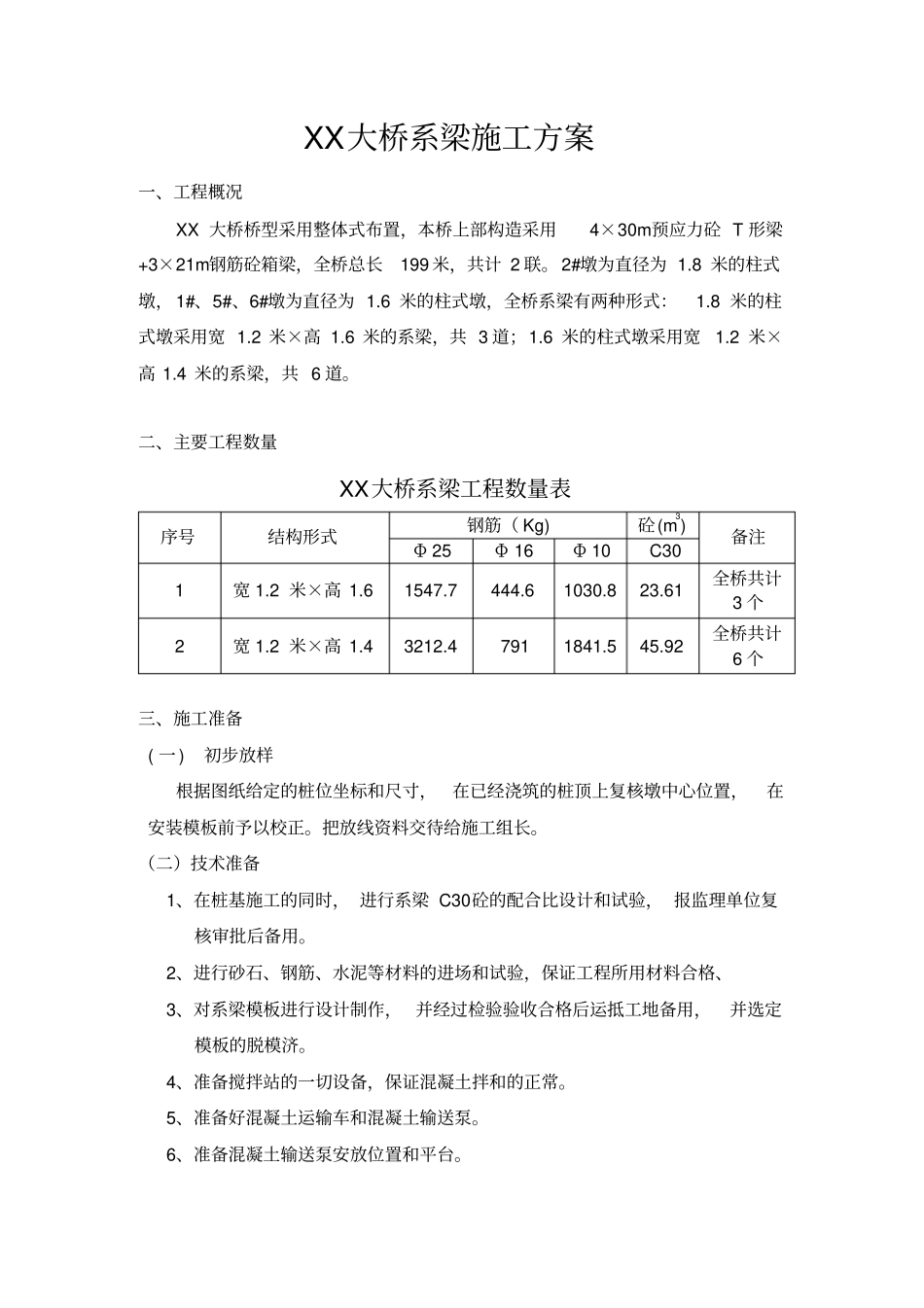 系梁施工方案_第1页