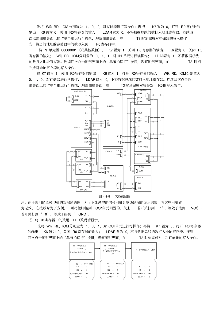 系统总线和具有基本输入输出功能的总线接口试验报告_第3页